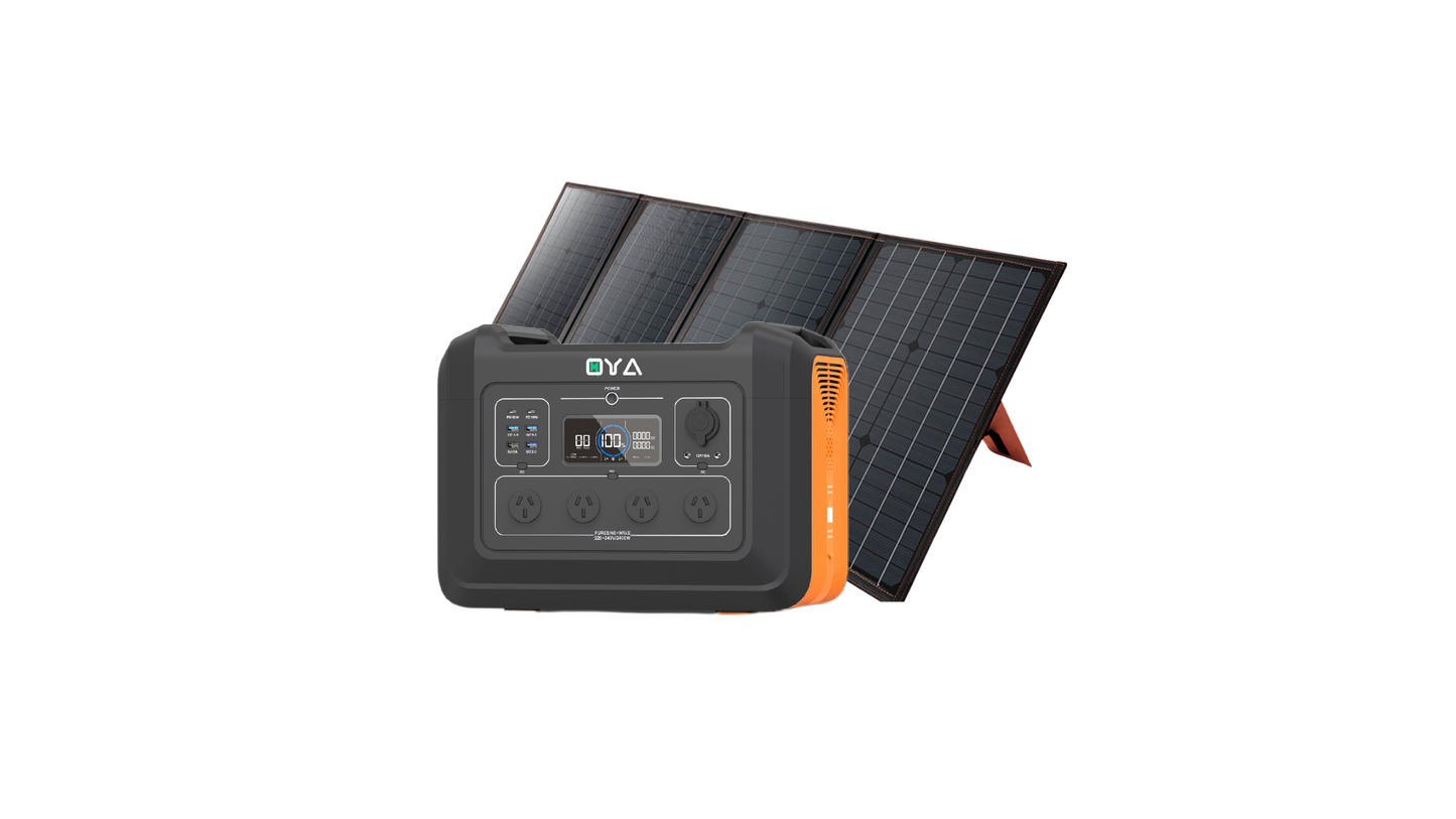 Portable Solar Panels Compatibility with OYA 2400W Portable Power Station