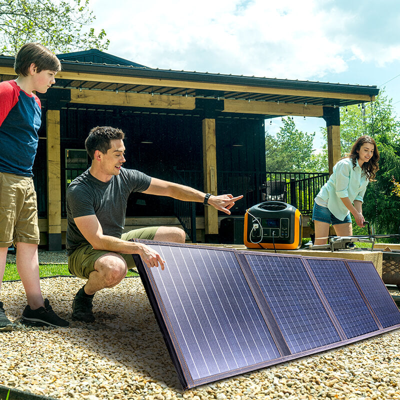 100W Solar Panel for Travel and RVs